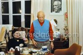 Jacqueline and Pablo Picasso. Mas Notre-Dame-de-Vie, Mougins 1970. - Photo by Edward Quinn