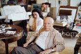 Pablo Picasso at Mas Notre-Dame-de-Vie, Mougins 1971. (Dating on the basis of Pablo Picasso_125I_0003_Colorbox) - Photo by Edward Quinn