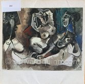 Exhibition catalogue cover "Pablo Picasso: 172 dessins en noir et blanc et en couleurs. 21.11.71-18.8.72". Exh. cat. : Galerie Louise Leiris, Paris 1971 - Photo by Edward Quinn