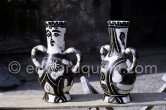 Ceramics photographed 1972 for the book: Ramié, Georges. "Céramique de Pablo Picasso", Cercle d'art, Paris 1974. - Photo by Edward Quinn