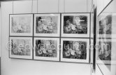 Exposition "Pablo Picasso. 156 Gravures récentes", Galerie Louise Leiris, 24.1.-24.2.1973. Paris 1973. - Photo by Edward Quinn