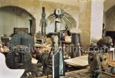 Studio de la sculpture. Ground floor, Mas Notre-Dame-de-Vie, Mougins 1974. (Photographed after Pablo Picasso’s death.) - Photo by Edward Quinn