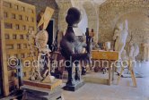 Studio de la sculpture. Ground floor, Mas Notre-Dame-de-Vie, Mougins 1974. (Photographed after Pablo Picasso’s death.) - Photo by Edward Quinn