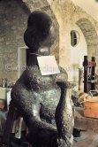 Studio de la sculpture. Ground floor, Mas Notre-Dame-de-Vie, Mougins 1974. (Photographed after Pablo Picasso’s death.) - Photo by Edward Quinn