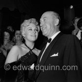 Otto Preminger and Kim Novak. Cannes Film Festival 1956. - Photo by Edward Quinn