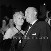 Otto Preminger and Kim Novak. Cannes Film Festival 1956. - Photo by Edward Quinn