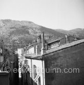 View from Edward Quinn's flat, Rue basse, Monaco 1951 - Photo by Edward Quinn