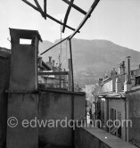 View from Edward Quinn's flat, Rue basse, Monaco 1951 - Photo by Edward Quinn