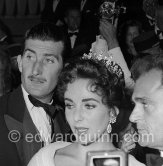 Edward Quinn, Elizabeth Taylor and her husband Mike Todd. Opening Night at Cannes Film Festival May 1957. Unknown Photographer, source: Alamy B4HMFY - Photo by Edward Quinn