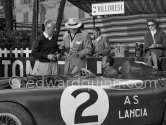 During filming of "The Racers": Director Henry Hathaway and Luigi Villoresi. Monaco 1954. - Photo by Edward Quinn