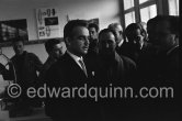 Prince Rainier after the press conference re wedding. Monaco 1956. - Photo by Edward Quinn