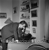 Prince Rainier of Monaco at Villa Iberia, Saint-Jean-Cap-Ferrat 1954. - Photo by Edward Quinn