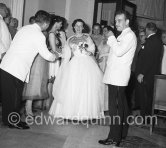 Prince Rainier and his sister Princess Antoinette. Red Cross Gala, Monte Carlo 1955 - Photo by Edward Quinn