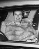 Princess Grace, arriving for the inauguration of the Grill Room at Hôtel de Paris, Monaco 1959 - Photo by Edward Quinn