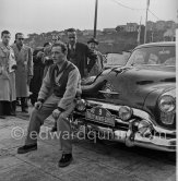 N° 9 Dufour / Gesseleff on Oldsmobile. Rallye Monte Carlo 1952. - Photo by Edward Quinn