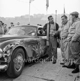 N° 194 Ferrario / Pellecchia on Alfa Roméo 6c 2500. Rallye Monte Carlo 1952. - Photo by Edward Quinn