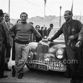 N° 341 Stirling Moss / Scannell on Sunbeam Talbot 90. Rallye Monte Carlo 1952. - Photo by Edward Quinn