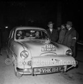 N° 365 Gatsonides – Worledge Ford Zephyr (2300 cm3). Winner Rallye Monte Carlo 1953. - Photo by Edward Quinn