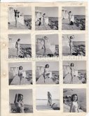Claude Renault, Miss France 1950. Antibes 1951. Contact prints. Photos from original negatives available. - Photo by Edward Quinn