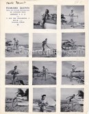 Claude Renault, Miss France 1950. Antibes 1951. Contact prints. Photos from original negatives available. - Photo by Edward Quinn