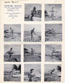 Claude Renault, Miss France 1950. Antibes 1951. Contact prints. Photos from original negatives available. - Photo by Edward Quinn