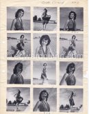 Pin-up: Colette Ricard. Nice 1951. Contact prints. Photos from original negatives available. - Photo by Edward Quinn