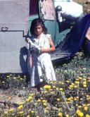 Gypsies on the occasion of the yearly pilgrimage and festival of the Gypsies in honor of Saint Sara, Saintes-Maries-de-la-Mer in 1953. - Photo by Edward Quinn