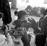 Gypsies on the occasion of the yearly pilgrimage and festival of the Gypsies in honor of Saint Sara, Saintes-Maries-de-la-Mer in 1953. - Photo by Edward Quinn