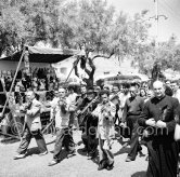 Gypsies on the occasion of the yearly pilgrimage and festival of the Gypsies in honor of Saint Sara, Saintes-Maries-de-la-Mer in 1953. - Photo by Edward Quinn