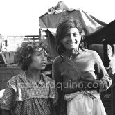Gypsies on the occasion of the yearly pilgrimage and festival of the Gypsies in honor of Saint Sara, Saintes-Maries-de-la-Mer in 1953. - Photo by Edward Quinn
