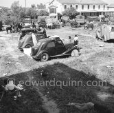 Gypsies on the occasion of the yearly pilgrimage and festival of the Gypsies in honor of Saint Sara, Saintes-Maries-de-la-Mer in 1953. - Photo by Edward Quinn