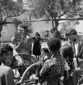 Gypsies on the occasion of the yearly pilgrimage and festival of the Gypsies in honor of Saint Sara, Saintes-Maries-de-la-Mer in 1953. - Photo by Edward Quinn