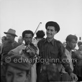 Gypsies on the occasion of the yearly pilgrimage and festival of the Gypsies in honor of Saint Sara, Saintes-Maries-de-la-Mer in 1953. - Photo by Edward Quinn