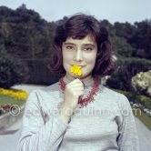 Russian actress Tatania Samoilova. Cannes Film Festival 1958. - Photo by Edward Quinn