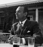 Malcolm Sargent, English conductor. Nice 1952. - Photo by Edward Quinn