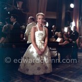Jean Seberg, one of the principal actors (as Cécile) in "Bonjour Tristesse", film by Otto Preminger. Casino Cannes 1957. - Photo by Edward Quinn