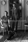 Graf Oswald von Seilern and Gräfin Fanny. Monte Carlo, Villa Carina, 1957 - Photo by Edward Quinn