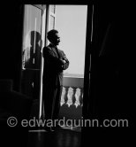 Haile Selassie, Emperor of Ethiopia. Carlton Hotel. Cannes 1954. - Photo by Edward Quinn