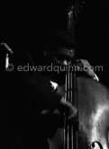 Arvell Shaw. Festival du Jazz, Cannes 1958. - Photo by Edward Quinn