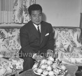 Norodom Sihanouk, King of Cambodia. Cannes 1954. - Photo by Edward Quinn