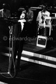 Frank Sinatra in performance during the gala at the Sporting d'Eté, Monte Carlo 1958. - Photo by Edward Quinn