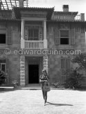 Catherine Spaak, Belgian actress, daughter of screen writer Charles Spaak and niece of Belgian politician Paul-Henri Spaak. Roquebrune-Cap-Martin 1961. - Photo by Edward Quinn