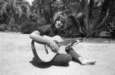 Catherine Spaak, Belgian actress, daughter of screen writer Charles Spaak and niece of Belgian politician Paul-Henri Spaak. Roquebrune-Cap Martin 1961. - Photo by Edward Quinn