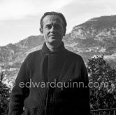 British painter Graham Sutherland at his home La Villa Blanche, route de Castellar. Menton 1954. - Photo by Edward Quinn