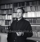Graham Sutherland at La Villa Blanche. Menton 1954. - Photo by Edward Quinn