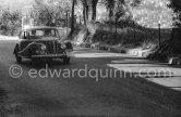 Paul Alfons von Metternich-Winneburg / Wittigo von Einsiedel, N° 42, BMW 502. Tour de France de l'Automobile. Nice 1957. - Photo by Edward Quinn