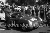 Maurice Trintignant (F) / Robert Buchet (F), Porsche 356 Carrera, 39th. Tour de France de l'Automobile 1959, Nice. - Photo by Edward Quinn