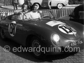 Marx (F) / Georges Burggraff (F), Porsche 356 A Carrera. Tour de France de l'Automobile 1959, Nice. - Photo by Edward Quinn