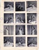 Pin-up Greta Thysegen. Cannes 1951. “Miss Copenhagen”.  (also Thyssen , Thygesen, Thyssegen). Contact prints. Photos from original negatives available. - Photo by Edward Quinn