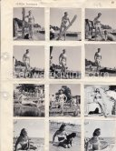 Pin-up Gisèle Verheest and her Miniature Poodle Senva. Juan-les-Pins 1950. - Photo by Edward Quinn